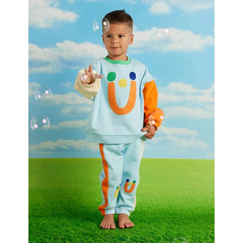 Sky Track Pant - 2 Left Size 4 & 5 years-Halcyon Nights-Modern Rascals