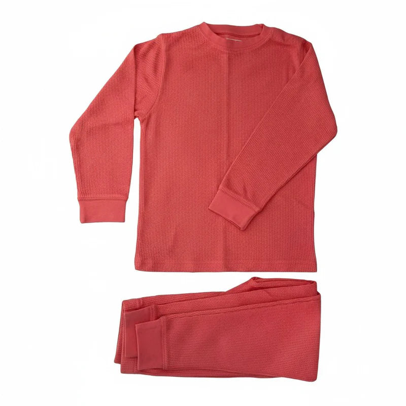 Slugs & Snails Adult Coral Waffle Set - Size L-Warehouse Find-Modern Rascals