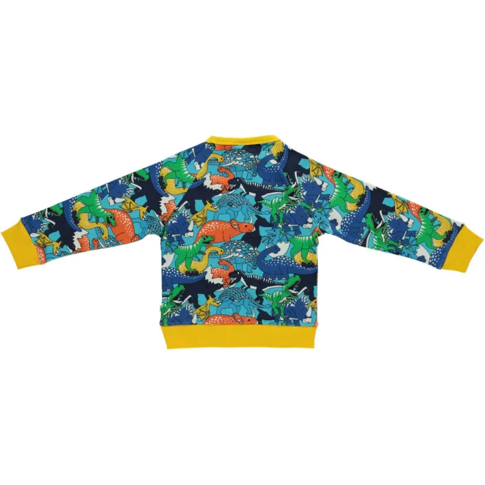 Smafolk Dinosaur Sweatshirt - 5-6 Years (116cm)-Warehouse Find-Modern Rascals
