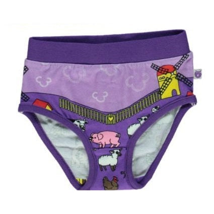 Smafolk Farm Underwear - Purple Heart - Size 9-10 years-Warehouse Find-Modern Rascals