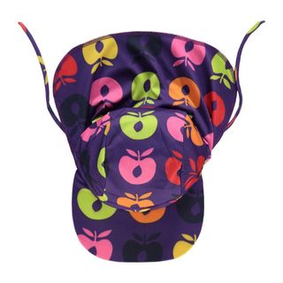 Smafolk Retro Apples UV50 Swimwear Hat - Purple Heart - Size S (2-4 years)-Warehouse Find-Modern Rascals