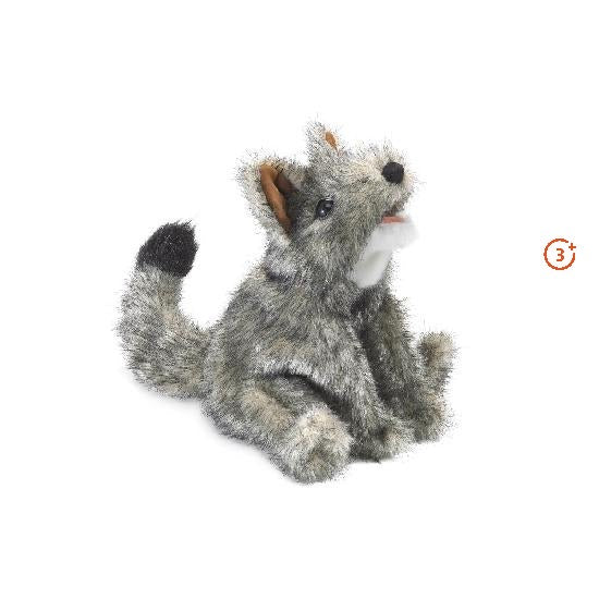 Small Coyote Hand Puppet-Folkmanis Puppets-Modern Rascals