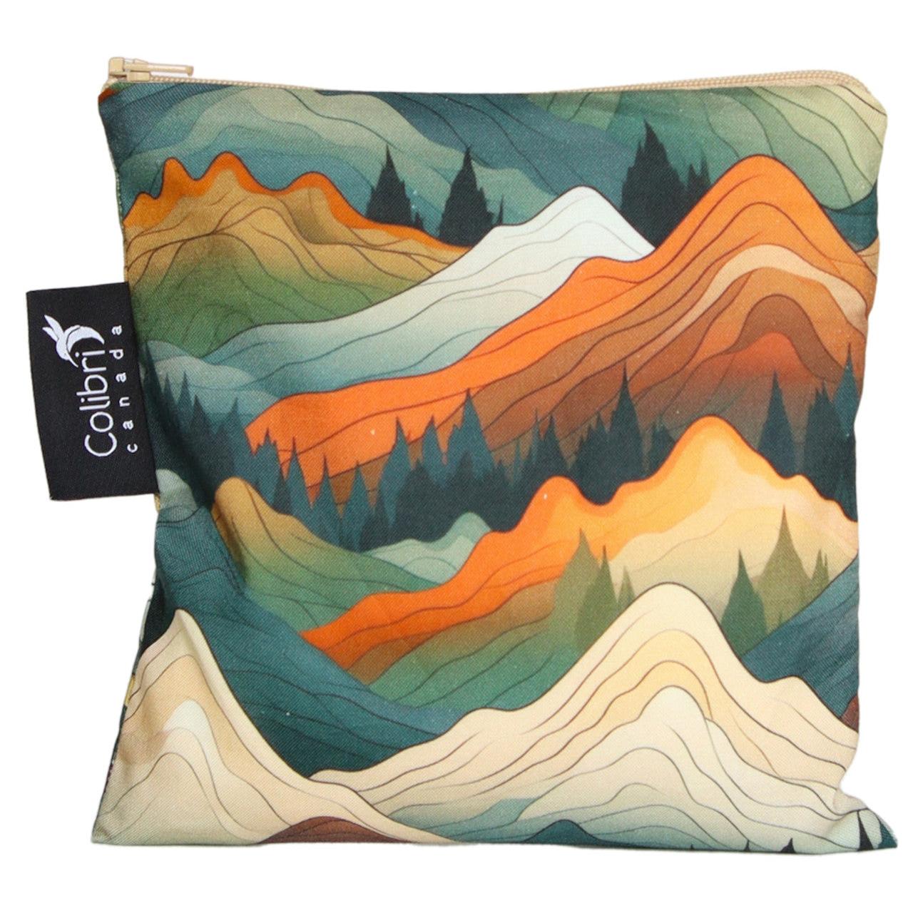 Snack Bag - Large - Mountains-Colibri-Modern Rascals