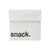 'Snack' Black Flip Snack Sack-Fluf-Modern Rascals
