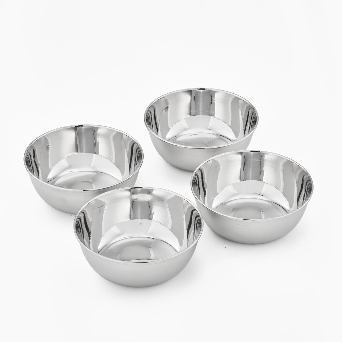 Snack Bowls (set of 4)-Dalcini Stainless-Modern Rascals