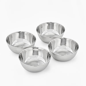 Snack Bowls (set of 4)-Dalcini Stainless-Modern Rascals