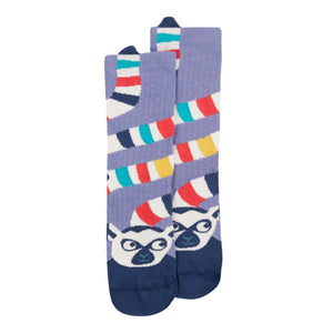 Snake / Lemur Character Socks - 2 Pack - 1 Left Size 2-4 years-Frugi-Modern Rascals