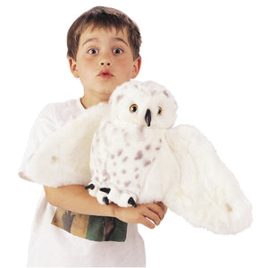 Snowy Owl Puppet-Folkmanis Puppets-Modern Rascals