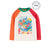 Soft White / Flowers Tamar Raglan-Frugi-Modern Rascals