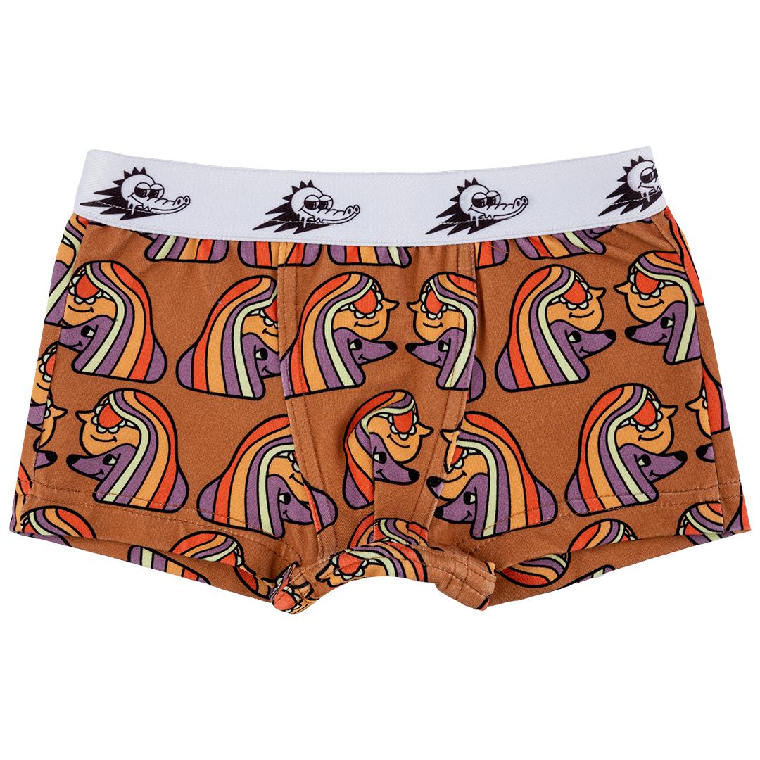 Soulmates Boxers - Brown - 1 Left Size 2-3 years-Jelly Alligator-Modern Rascals