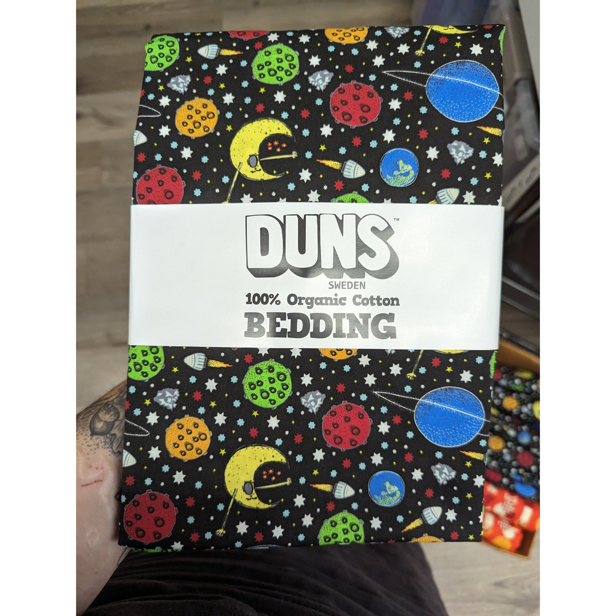 Space Bedding - Duvet Cover & Pillow Case - 2 Left Size Crib-Duns Sweden-Modern Rascals