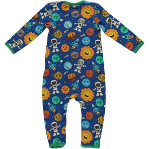 Space Long Sleeve Suit in Blue Lolite - 1 Left Size 1-2 months-Smafolk-Modern Rascals