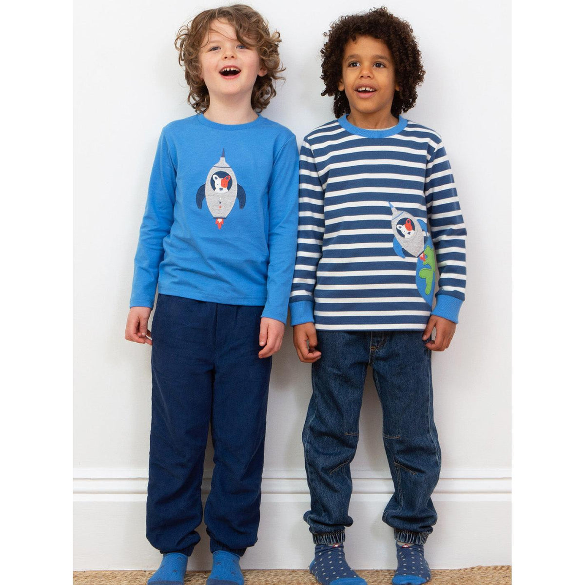 Space Pup Long Sleeve Shirt - 2 Left Size 7-8 & 9-11 years-Kite-Modern Rascals