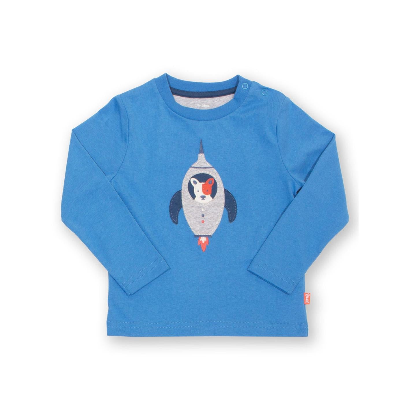 Space Pup Long Sleeve Shirt - 2 Left Size 7-8 & 9-11 years-Kite-Modern Rascals