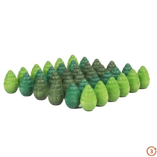 SPARE PARTS - Grapat Loose Parts Mini Trees - 36 pieces in Greens-Grapat-Modern Rascals