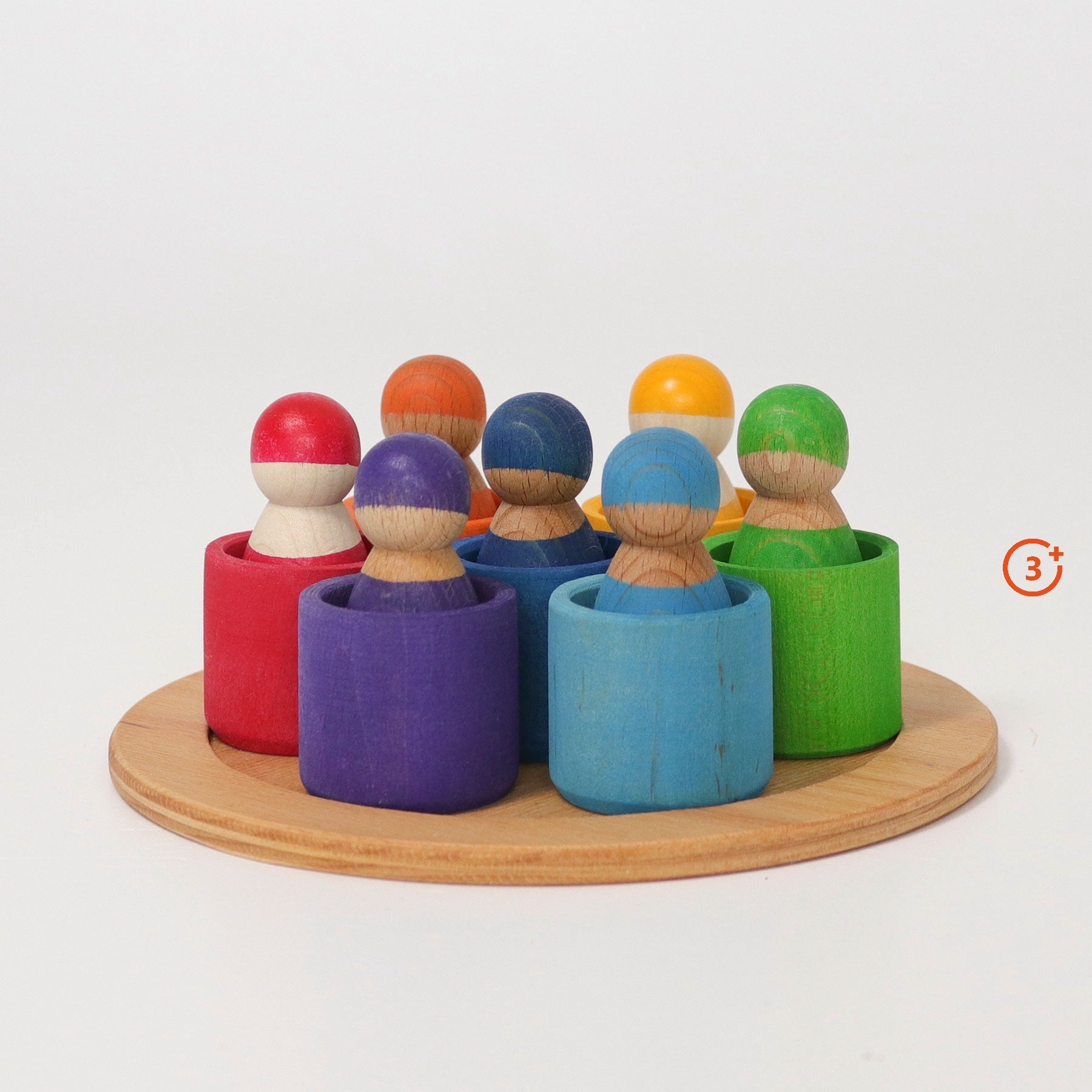 Spare Parts - Grimm's 7 Rainbow Friends in 7 Bowls-Grimms-Modern Rascals