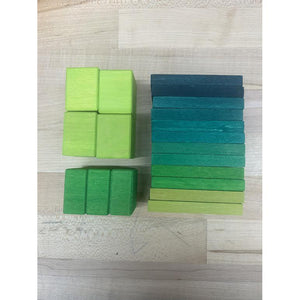 SPARE PARTS - Grimm's Colour Charts Ralley - Building Slats and Blocks-Warehouse Find-Modern Rascals