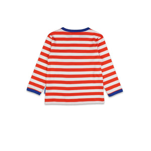 Squirrel Pocket Applique Long Sleeve Shirt-Toby Tiger-Modern Rascals