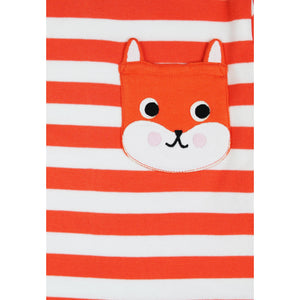 Squirrel Pocket Applique Long Sleeve Shirt-Toby Tiger-Modern Rascals