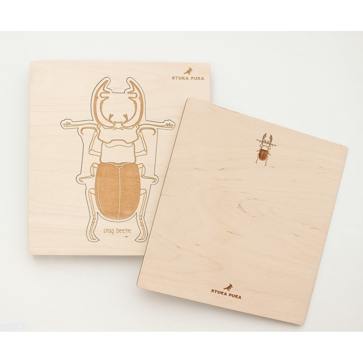 Stag Beetle Lifecycle Wooden Puzzle-Stuka Puka-Modern Rascals
