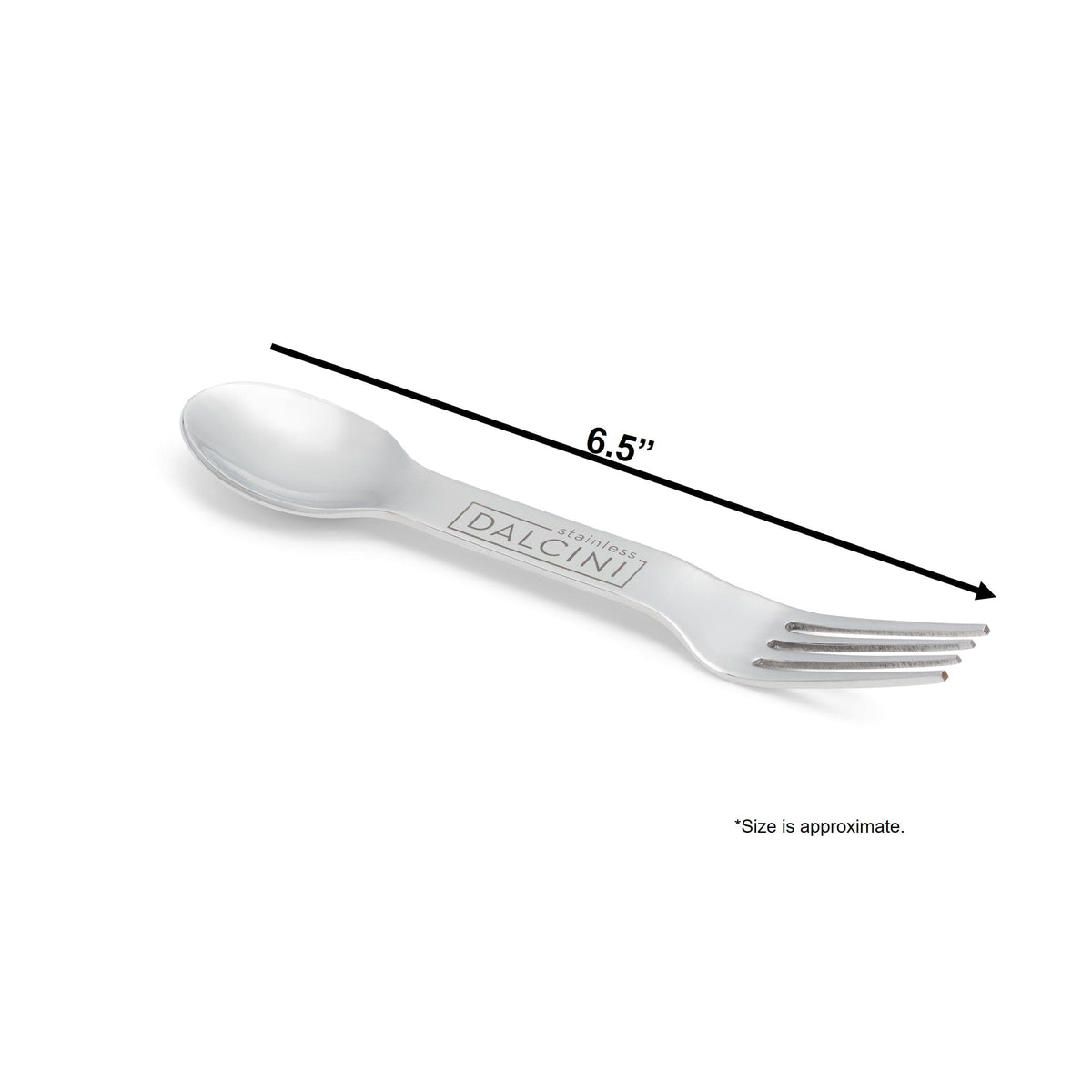 Stainless Steel Spork | Combined Spoon + Fork Utensil-Dalcini Stainless-Modern Rascals
