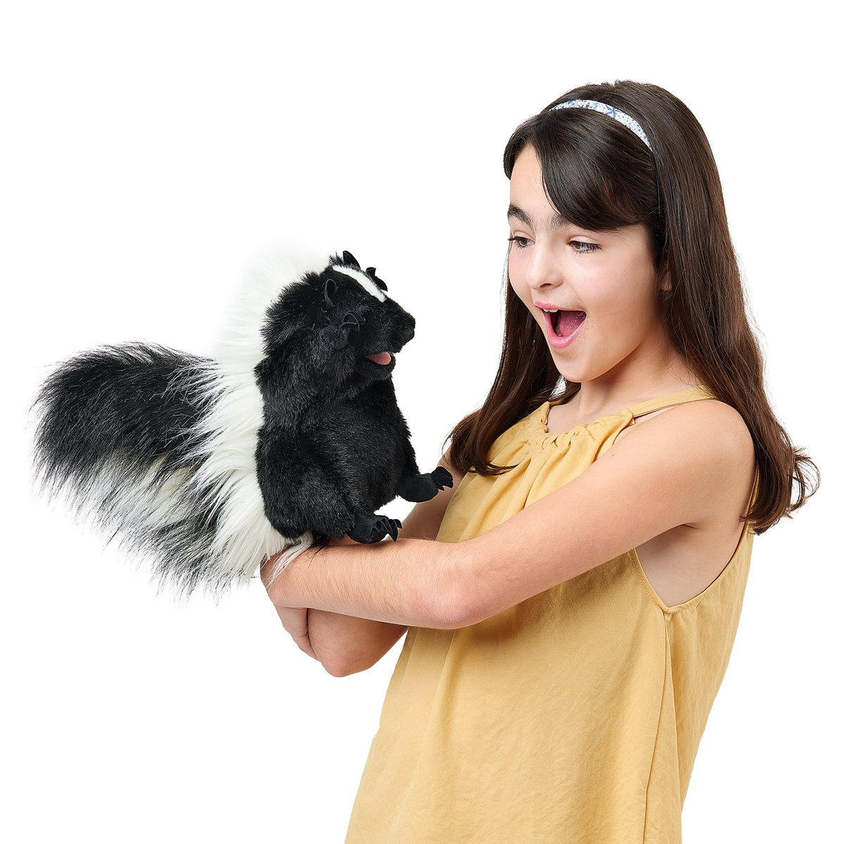 Standing Skunk Puppet-Folkmanis Puppets-Modern Rascals