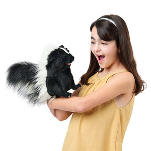 Standing Skunk Puppet-Folkmanis Puppets-Modern Rascals