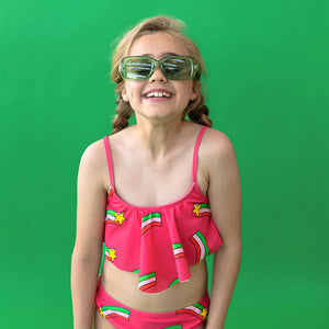 Star Bikini - 1 Left Size 8-10 years-CARLIJNQ-Modern Rascals