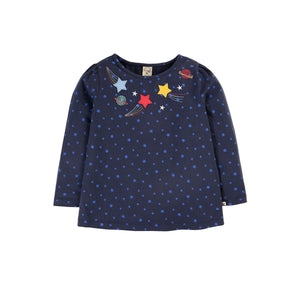 Starry Night/Space Laia Top-Frugi-Modern Rascals