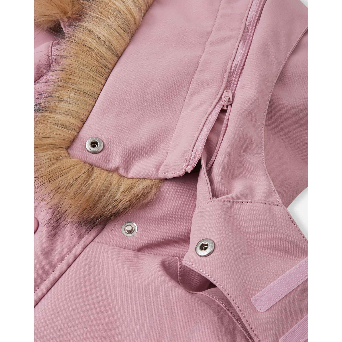Stavanger ReimaTec One Piece Snow Suit - Grey Pink-Reima-Modern Rascals
