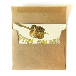Stay Golden Card-Wild Life Illustration Co.-Modern Rascals