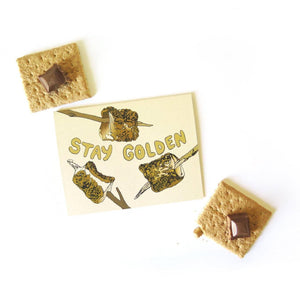 Stay Golden Card-Wild Life Illustration Co.-Modern Rascals
