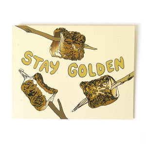 Stay Golden Card-Wild Life Illustration Co.-Modern Rascals