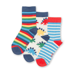 Steggie Stomp Socks - 3 Pack - 1 Left Size 2-4 years-Kite-Modern Rascals