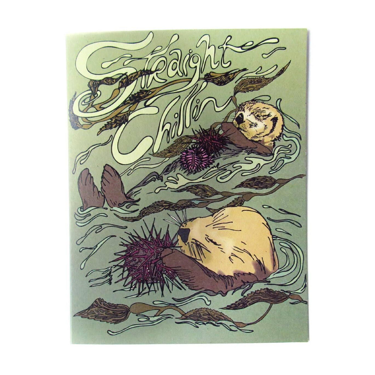 Straight Chillin Card-Wild Life Illustration Co.-Modern Rascals