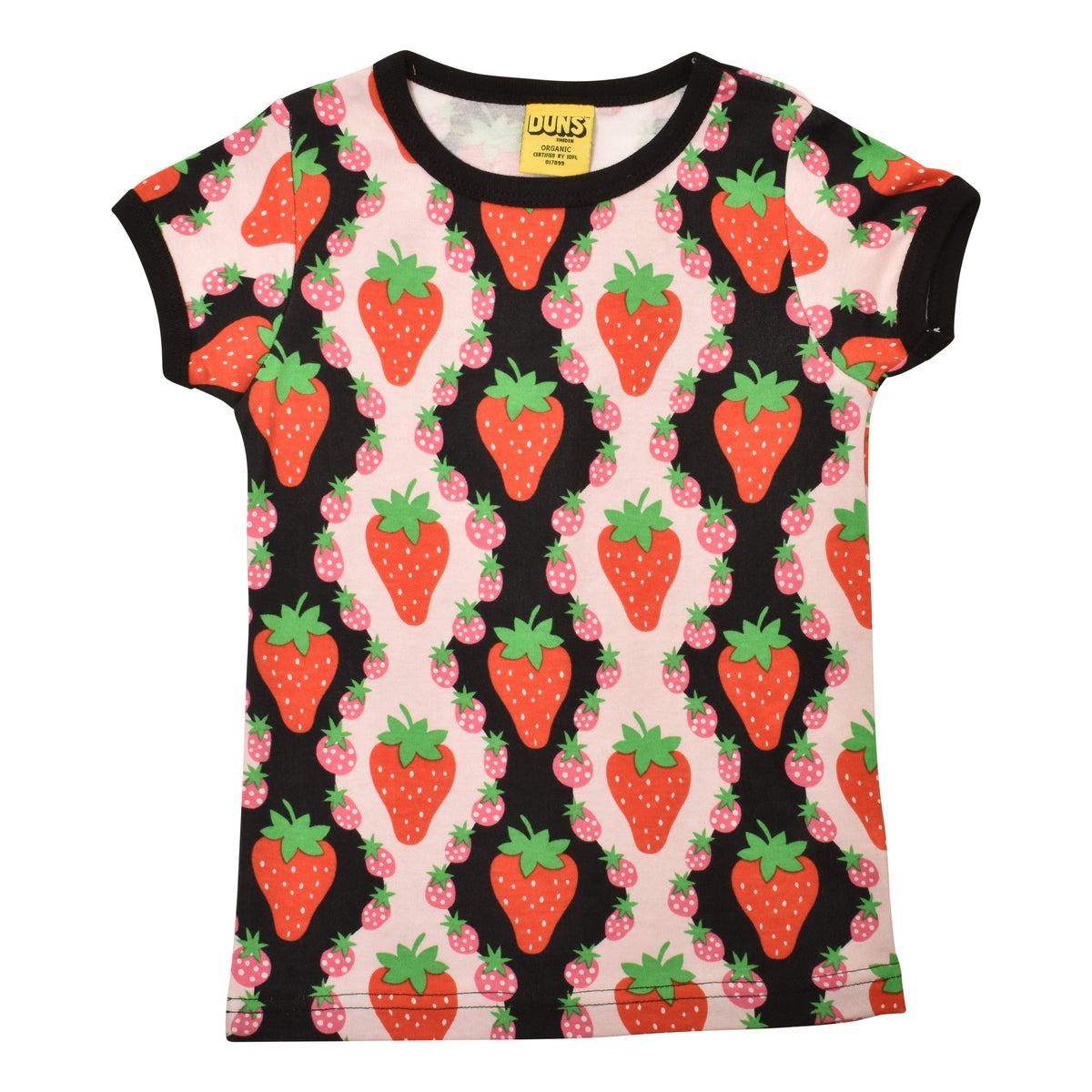 Strawberries - Pink Short Sleeve Shirt-Duns Sweden-Modern Rascals