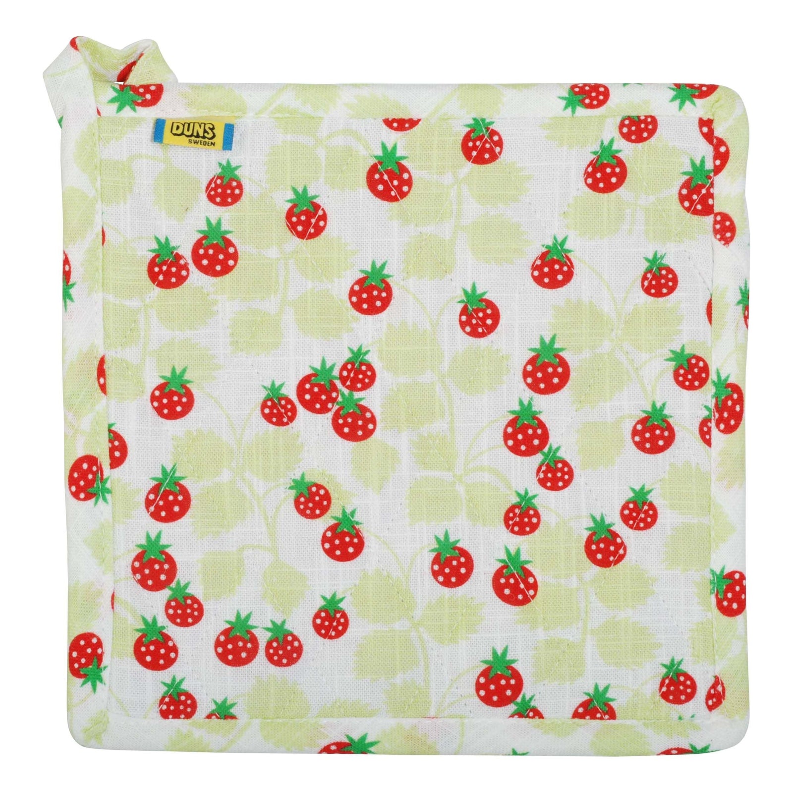 Strawberry Green Pot Holder-Duns Sweden-Modern Rascals
