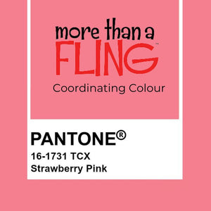Strawberry Pink Long Sleeve Onesie-More Than A Fling-Modern Rascals