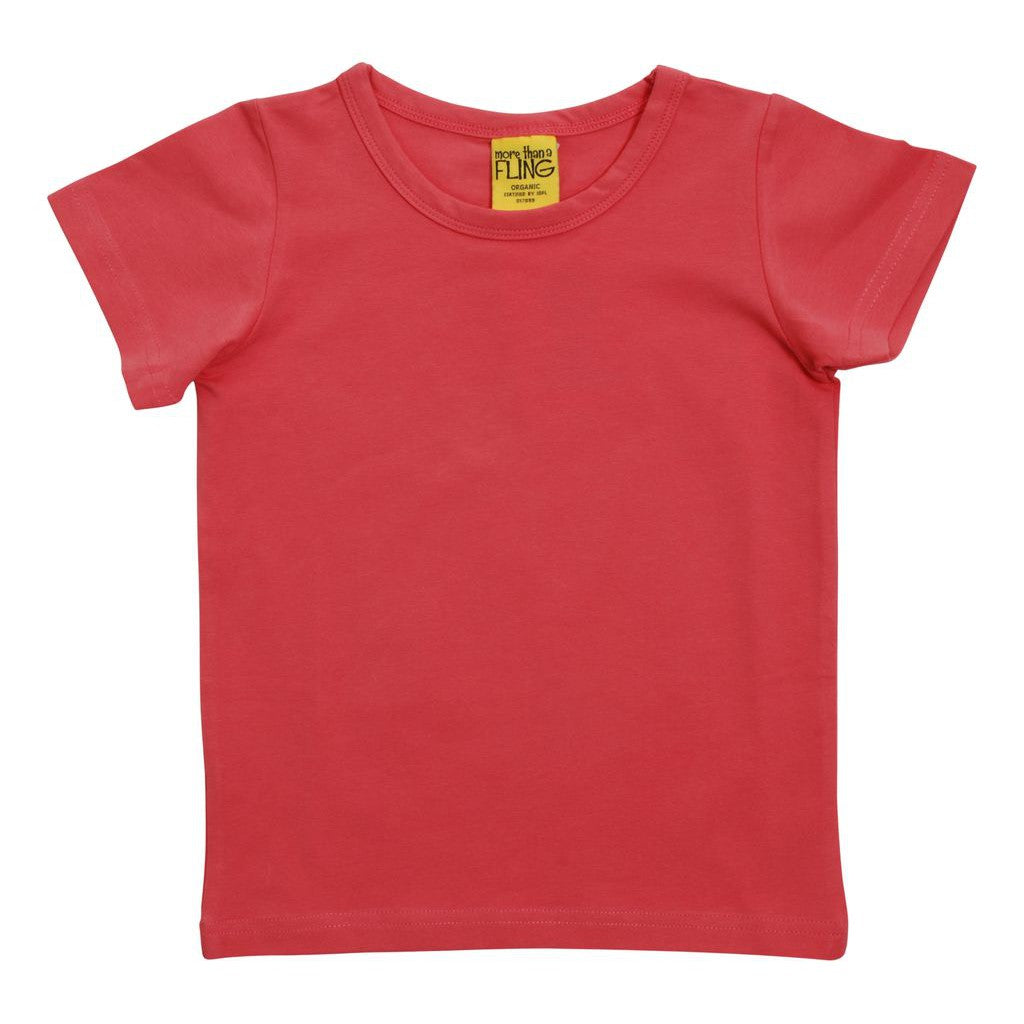 Strawberry Pink Short Sleeve Shirt-More Than A Fling-Modern Rascals