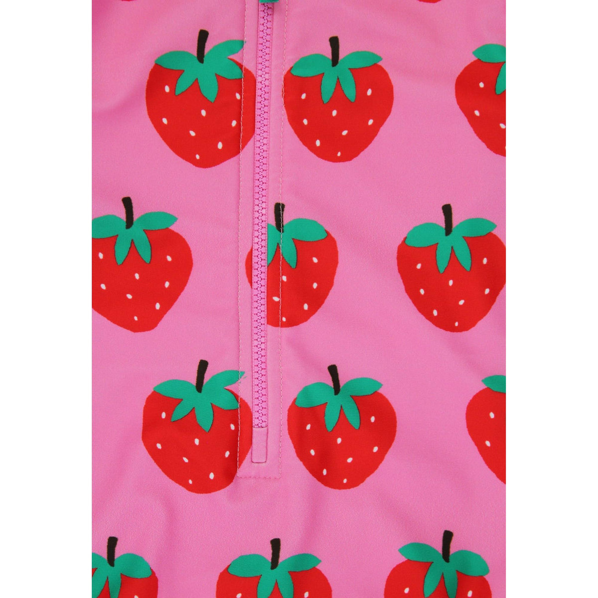 Strawberry Print Long Sleeve One Piece Swim Suit - 2 Left Size 2-3 & 3-4 years-Toby Tiger-Modern Rascals