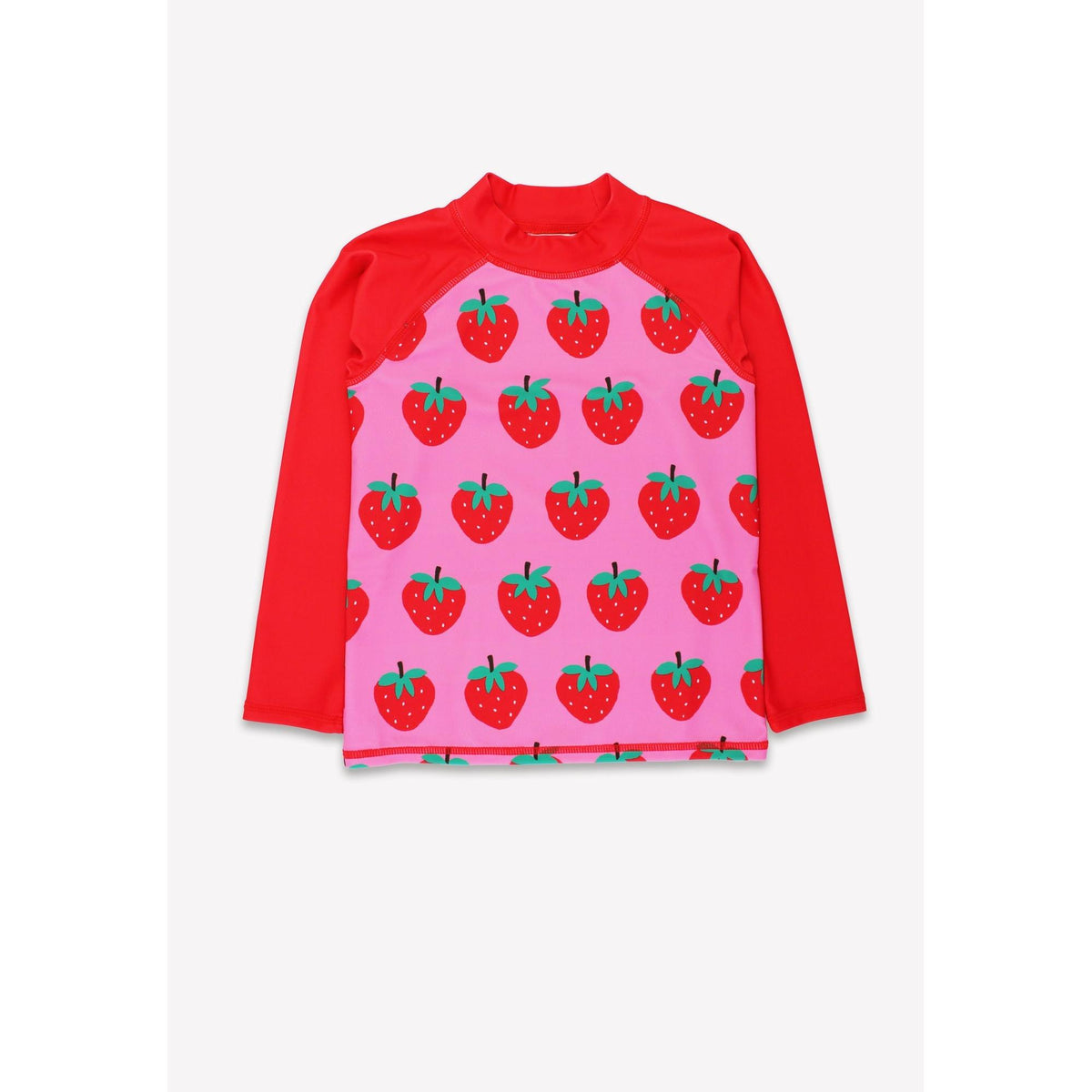 Strawberry Print Long Sleeve Rashguard - 2 Left Size 2-3 & 3-4 years-Toby Tiger-Modern Rascals