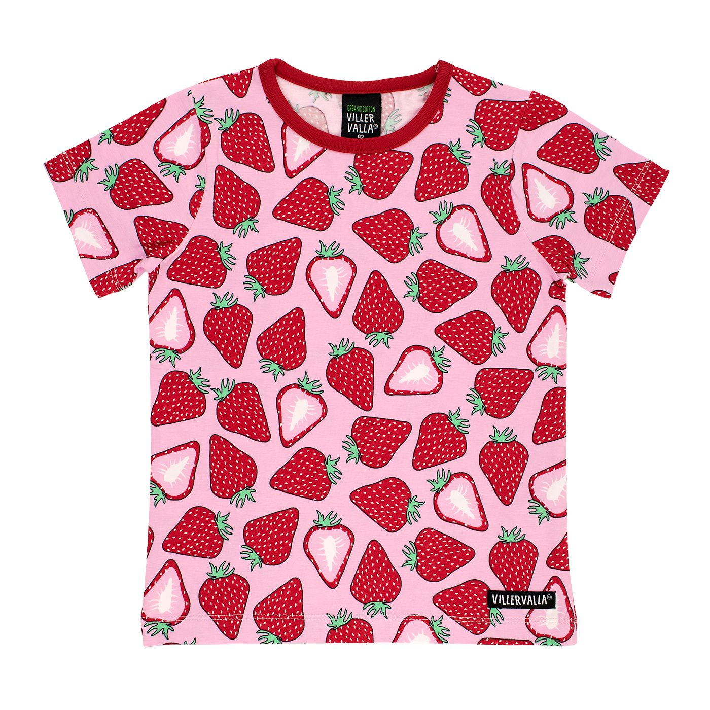 Strawberry Short Sleeve Shirt-Villervalla-Modern Rascals