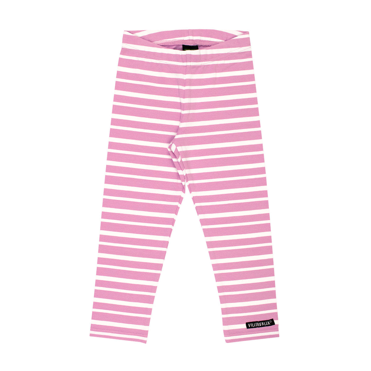 Striped Leggings - Flamingo - 1 Left Size 11-12 years-Villervalla-Modern Rascals