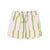Stripes Green Loose Fit Terry Shorts-CARLIJNQ-Modern Rascals
