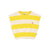 Stripes Yellow Balloon Top With Embroidery-CARLIJNQ-Modern Rascals