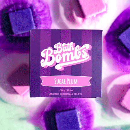 Sugar Plum - Cube Bombs-Happy Hippo Bath Co.-Modern Rascals