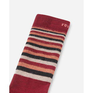 Suksille Wool Blend Socks - Cranberry-Reima-Modern Rascals