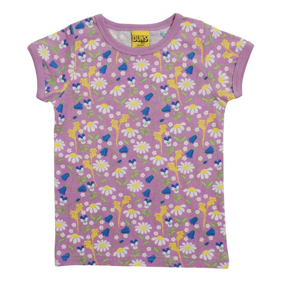 Summer Days - Violet Short Sleeve Shirt - 2 Left Size 10-11 & 11-12 years-Duns Sweden-Modern Rascals