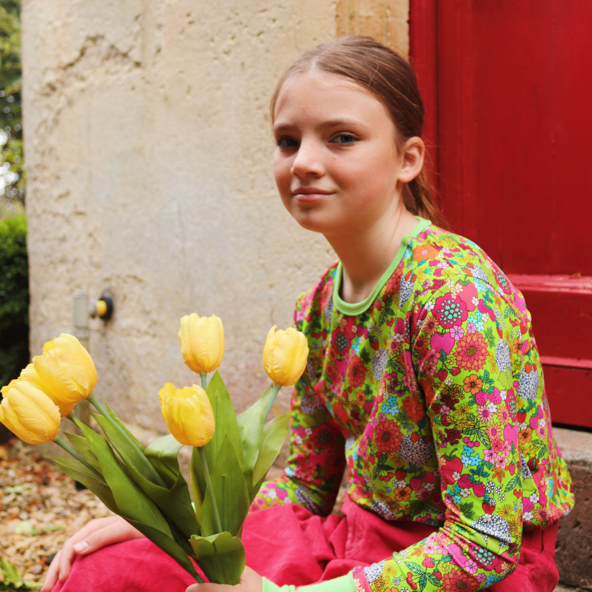 Summer Passion Long Sleeve Shirt - 1 Left Size 2-3 years-Uddevalla Barn-Modern Rascals