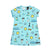 Summer Print Short Sleeve Dress - Light Aruba-Villervalla-Modern Rascals